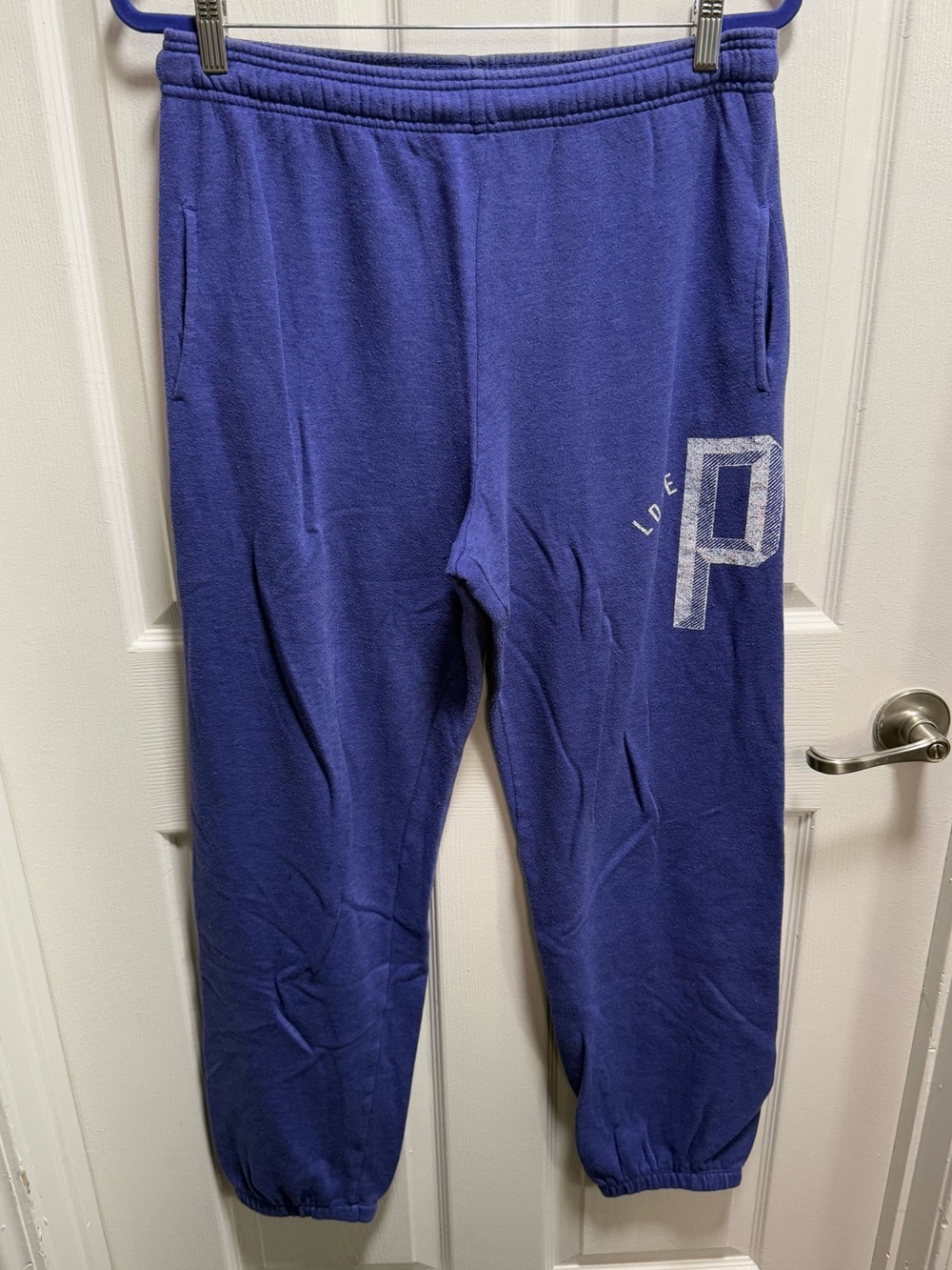 Women’s Purple Fleece Jogger Pants - PINK size S